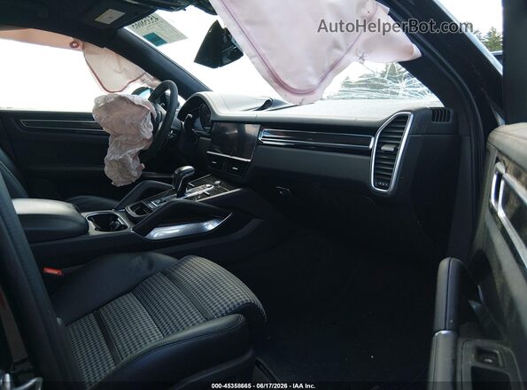 WP1BF2AY4LDA65789 2020 PORSCHE CAYENNE Black Front interior view