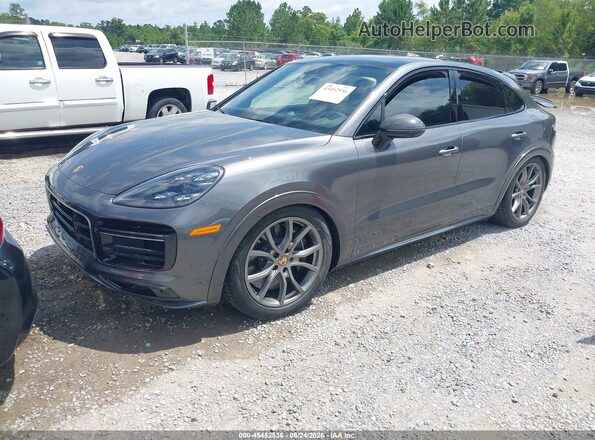 WP1BH2AY0NDA59081 2022 PORSCHE CAYENNE Gray Առջևի ձախ երեք քառորդ տեսարան