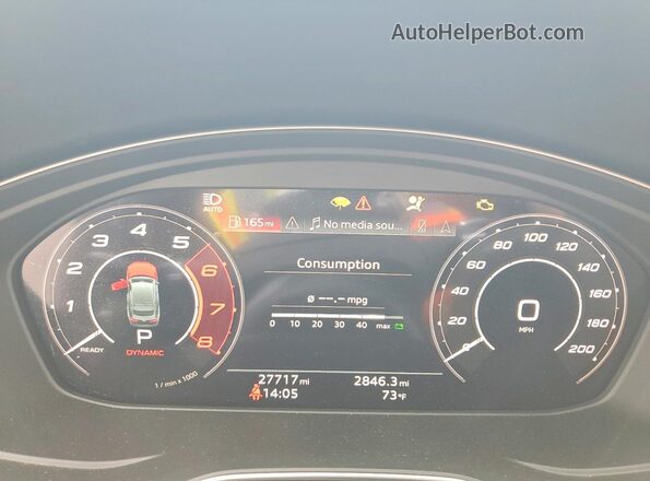 WUAAWDF52PA902234 2023 AUDI RS5 Black Սարքավորումների վահանակի տեսք