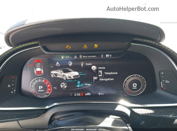 WUABACFX4M7900475 2021 AUDI R8 Black Vista de los asientos traseros