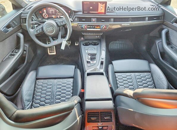 WUABWCF50KA903292 2019 AUDI RS5 Gray Dashboard view