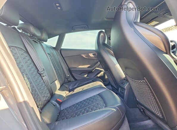 WUABWCF50KA903292 2019 AUDI RS5 Gray Rear seats view