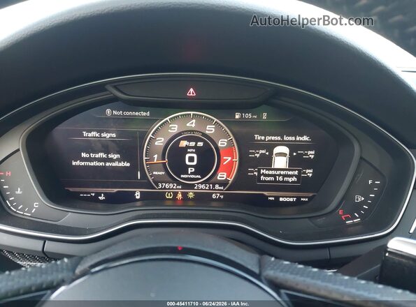 WUABWCF54KA900217 2019 AUDI RS5 Red Հետևի նստատեղերի տեսք