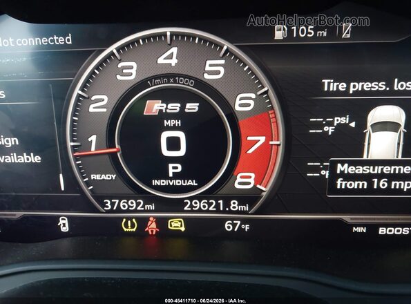 WUABWCF54KA900217 2019 AUDI RS5 Red 