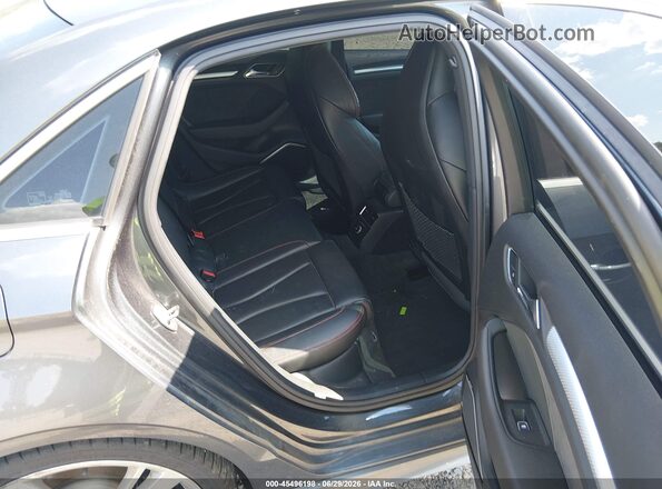 WUABWGFF8J1902650 2018 AUDI RS3 Gray Vista de la etiqueta del VIN