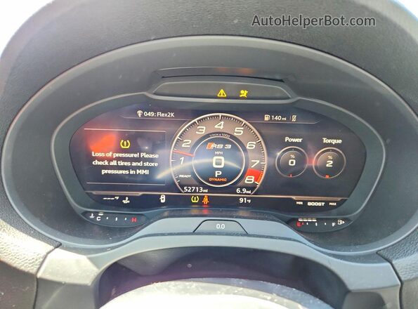 WUABWGFF8KA904691 2019 AUDI RS3 Gray 