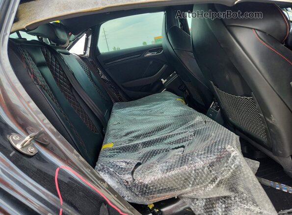 WUABWHFF9J1902789 2018 AUDI RS3 Gray Հետևի նստատեղերի տեսք