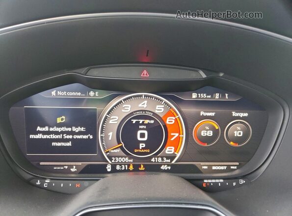 WUACSAFV7J1901719 2018 AUDI TT Синий 