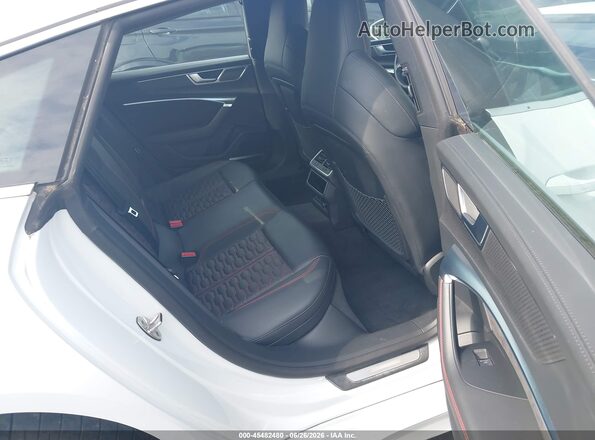 WUAPCBF20MN902203 2021 AUDI RS7 White Widok naklejki z numerem VIN