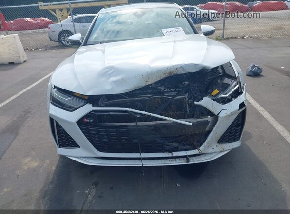 WUAPCBF20MN902203 2021 AUDI RS7 White Widok zestawu wskaźników