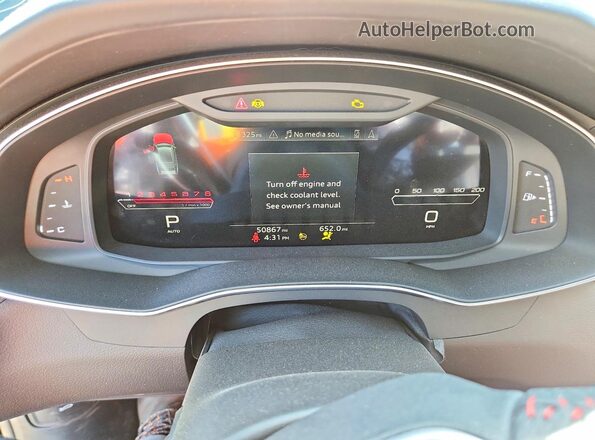 WUAPCBF26MN900469 2021 AUDI RS7 Black ხელსაწყოთა პანელის ხედი