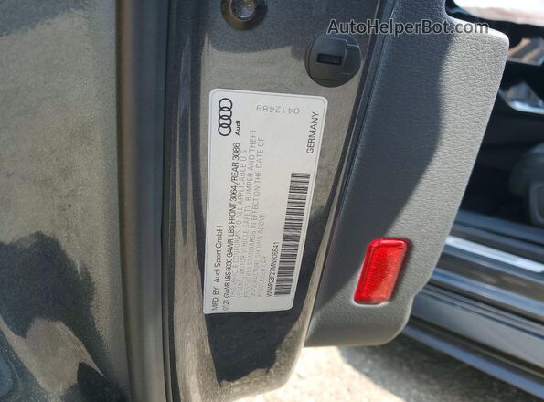 WUAPCBF27MN906541 2021 AUDI RS7 Gray Vista del compartimento del motor