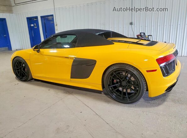 WUAVACFX7H7903437 2017 AUDI R8 Yellow Tył lewy