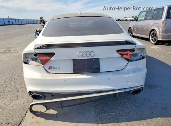 WUAW2AFC5GN903563 2016 AUDI RS7 White Հետևի տեսք