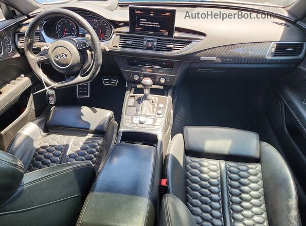 WUAW2AFC5GN903563 2016 AUDI RS7 White Առջևի վահանակի տեսք