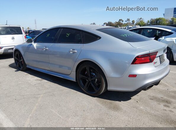 WUAW2BFCXGN902849 2016 AUDI RS7 Silver Հետևի ձախ