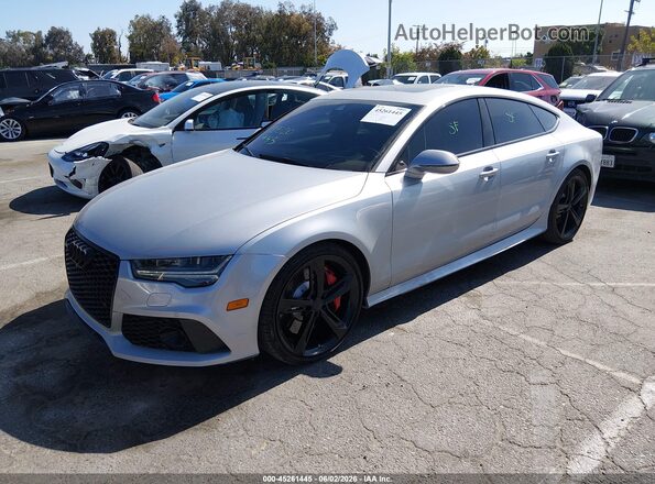 WUAW2BFCXGN902849 2016 AUDI RS7 Silver Առջևի ձախ երեք քառորդ տեսարան