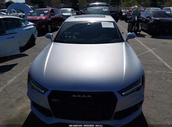 WUAW2BFCXGN902849 2016 AUDI RS7 Silver Սարքավորումների վահանակի տեսք