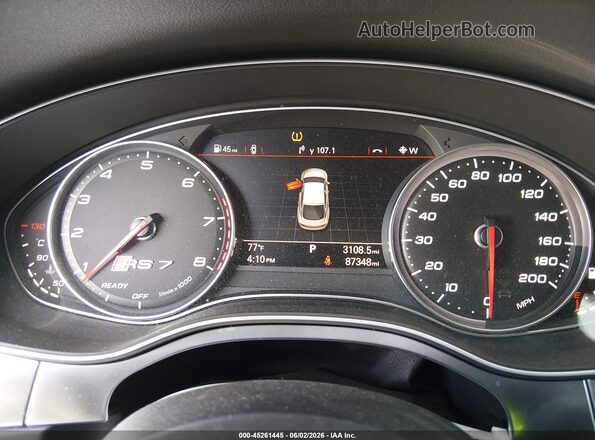 WUAW2BFCXGN902849 2016 AUDI RS7 Silver 
