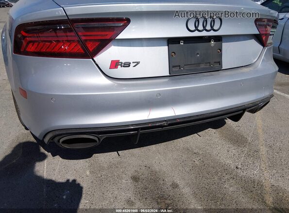 WUAW2BFCXGN902849 2016 AUDI RS7 Silver 