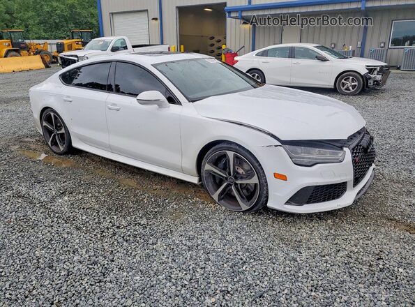 WUAWAAFC0HN901045 2017 AUDI RS7 White წინა მარჯვენა