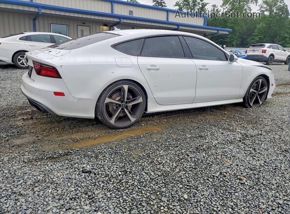 WUAWAAFC0HN901045 2017 AUDI RS7 White უკანა მარჯვენა