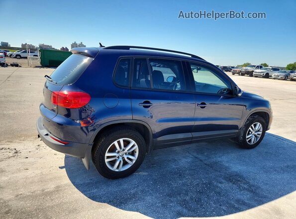 WVGAV7AX0GW548898 2016 VOLKSWAGEN TIGUAN Blue Rear right