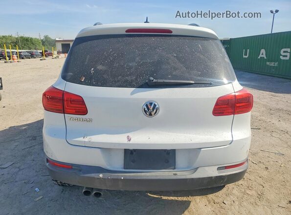 WVGAV7AX0GW599477 2016 VOLKSWAGEN TIGUAN Белый Вид сзади