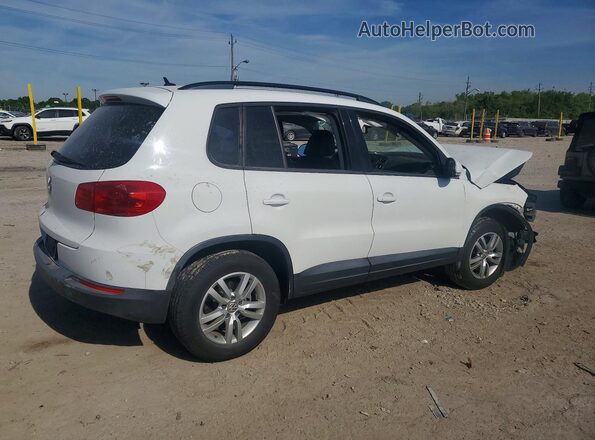 WVGAV7AX0GW599477 2016 VOLKSWAGEN TIGUAN Белый Задняя правая четверть
