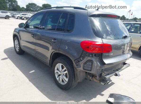 WVGAV7AX0GW608341 2016 VOLKSWAGEN TIGUAN Gray Задня ліва чверть