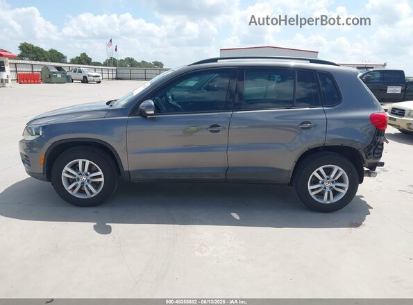 WVGAV7AX0GW608341 2016 VOLKSWAGEN TIGUAN Gray 