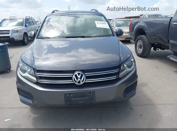 WVGAV7AX0GW608341 2016 VOLKSWAGEN TIGUAN Gray Вид задньої частини салону