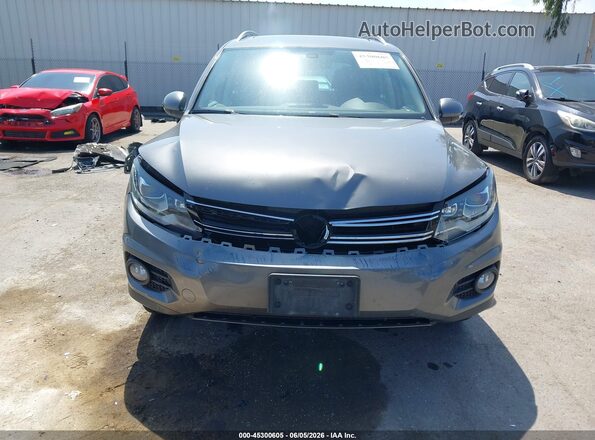 WVGAV7AX0GW611711 2016 VOLKSWAGEN TIGUAN Gray Widok zestawu wskaźników