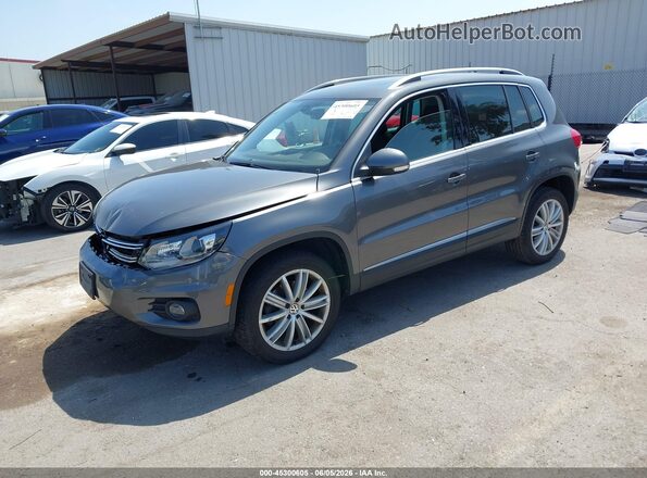 WVGAV7AX0GW611711 2016 VOLKSWAGEN TIGUAN Gray Przód lewy