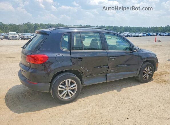 WVGAV7AX0HK001591 2017 VOLKSWAGEN TIGUAN Black Rear right