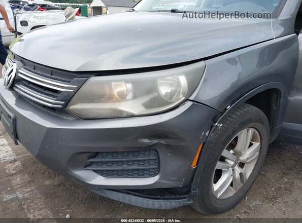 WVGAV7AX0HK029360 2017 VOLKSWAGEN TIGUAN Серый Вид спереди