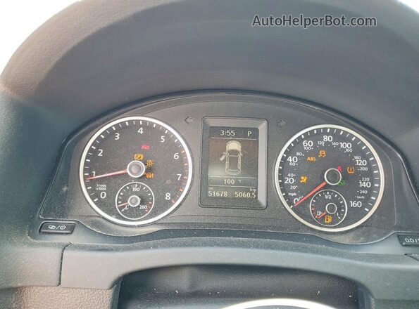 WVGAV7AX0HK045025 2017 VOLKSWAGEN TIGUAN Белый Вид щитка приборов