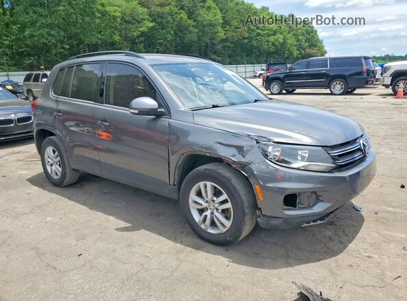 WVGAV7AX1GW582087 2016 VOLKSWAGEN TIGUAN Charcoal Front right