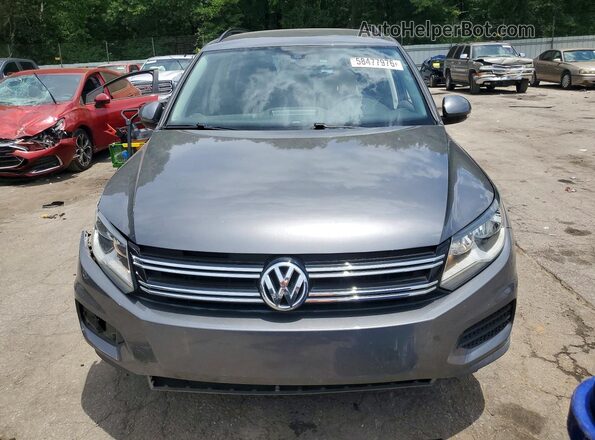 WVGAV7AX1GW582087 2016 VOLKSWAGEN TIGUAN Charcoal Front view