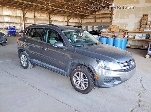 WVGAV7AX1GW603004 2016 VOLKSWAGEN TIGUAN Gray Передня права чверть