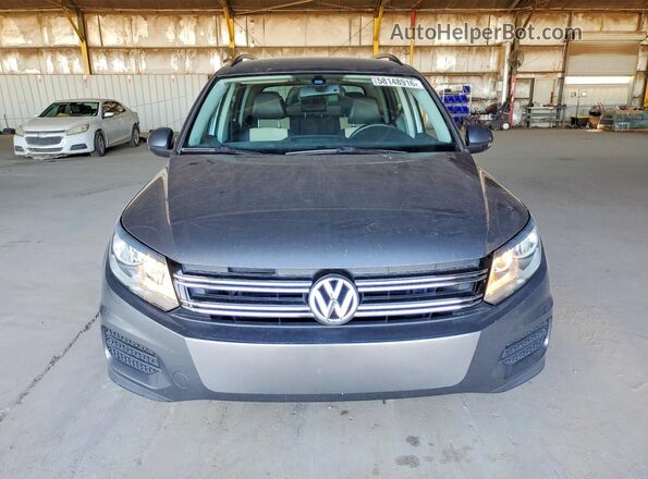 WVGAV7AX1GW603004 2016 VOLKSWAGEN TIGUAN Gray Вид спереду