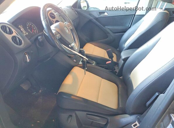 WVGAV7AX1GW603004 2016 VOLKSWAGEN TIGUAN Gray Вид салону спереду