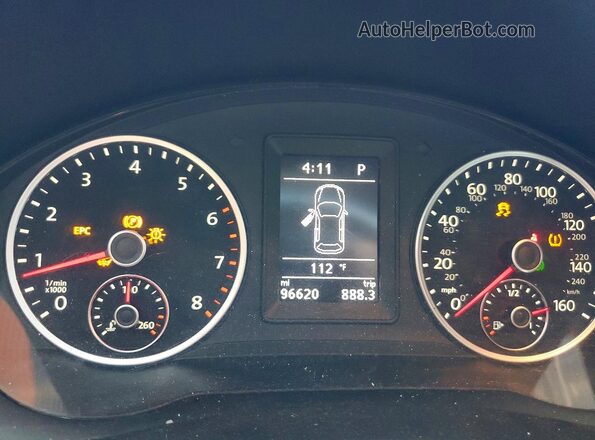 WVGAV7AX1GW603004 2016 VOLKSWAGEN TIGUAN Gray Вид щитка приладів