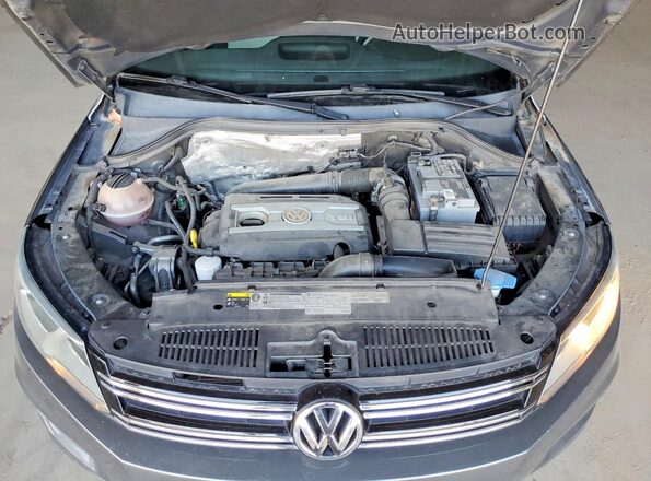 WVGAV7AX1GW603004 2016 VOLKSWAGEN TIGUAN Gray Вид підкапотного простору