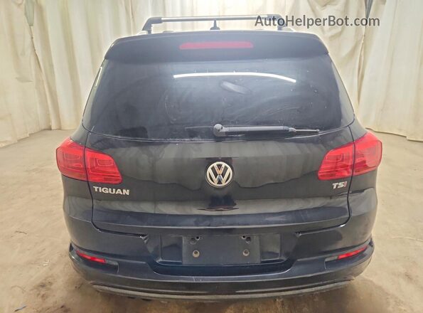 WVGAV7AX2GW067339 2016 VOLKSWAGEN TIGUAN Black Rear view