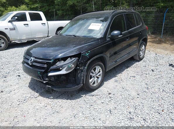 WVGAV7AX2GW569042 2016 VOLKSWAGEN TIGUAN Black Front view