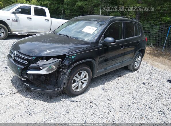 WVGAV7AX2GW569042 2016 VOLKSWAGEN TIGUAN Black Front left