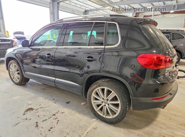 WVGAV7AX2GW578081 2016 VOLKSWAGEN TIGUAN Black Հետևի ձախ
