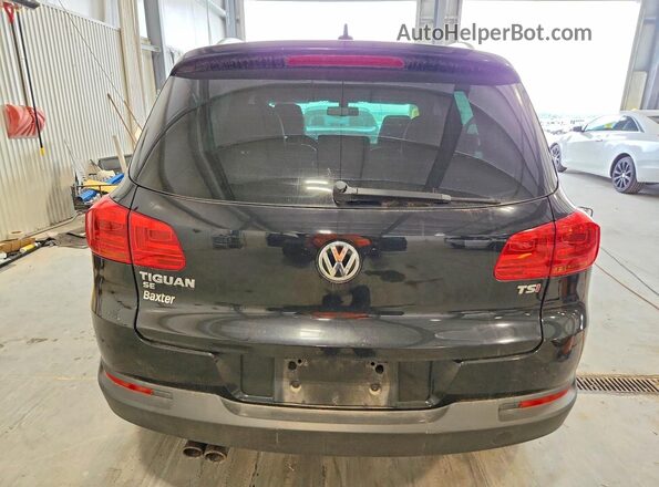 WVGAV7AX2GW578081 2016 VOLKSWAGEN TIGUAN Black Հետևի տեսք