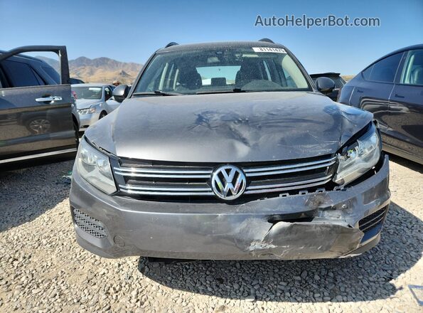 WVGAV7AX4GW516293 2016 VOLKSWAGEN TIGUAN Gray Вид спереду
